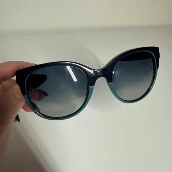 Tory Burch Blue Gradient Sunglasses - Picture 4 of 9